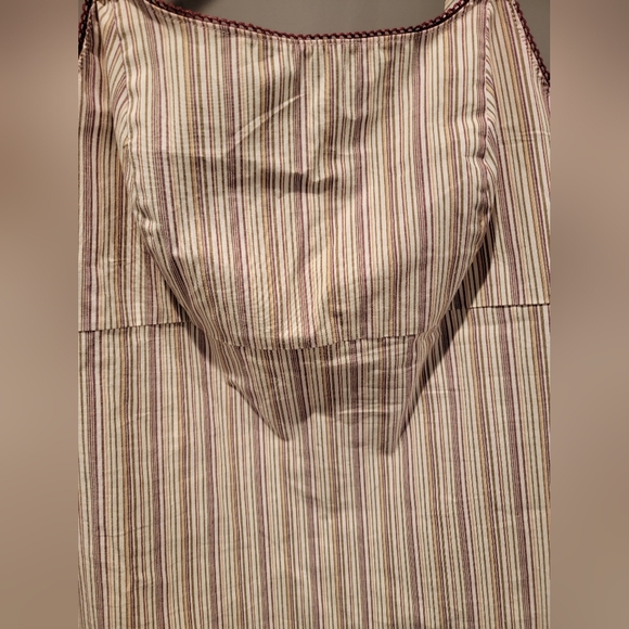 TORRID Pinstripe Open Back Tank Top Size 1 - Picture 3 of 12